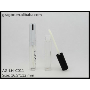 Transparent&Empty Plastic Round Lip Gloss Tube AG-LH-C011, AGPM Cosmetic Packaging , Custom Colors/Logo